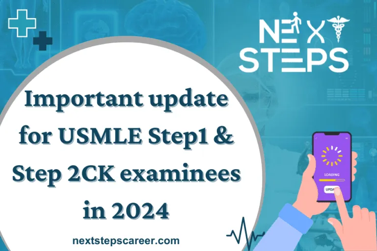 Important USMLE update on Step1 and Step 2CK