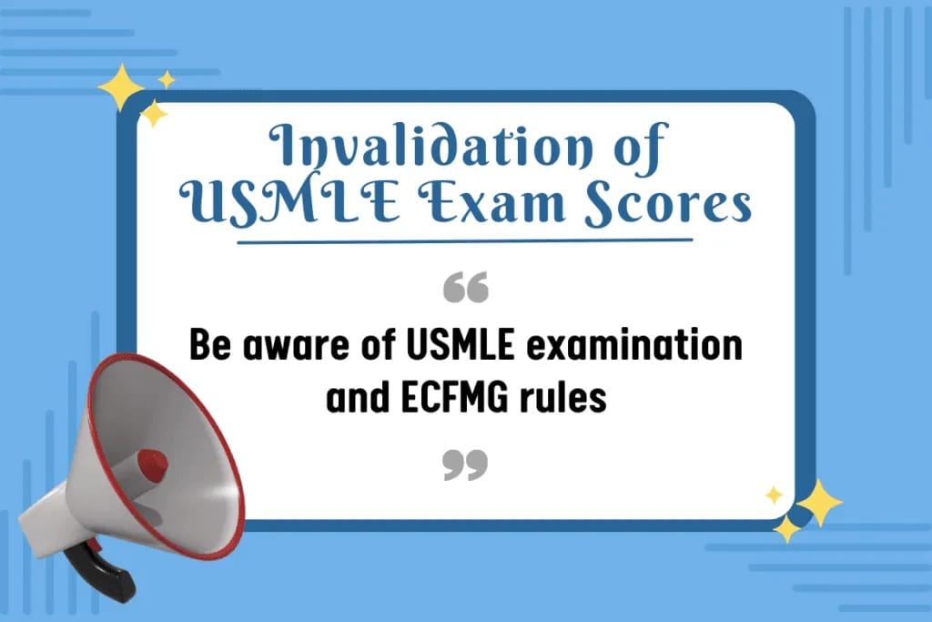 Statement on Invalidation of USMLE Examination Scores