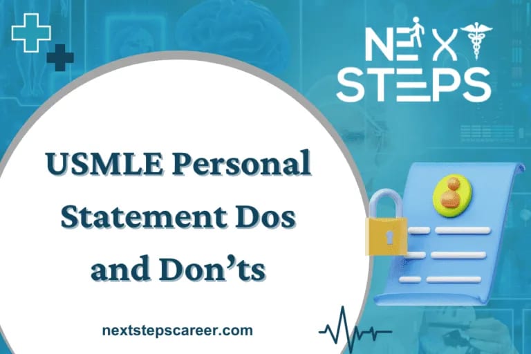 Dos and Don’ts for Crafting an USMLE Personal Statement