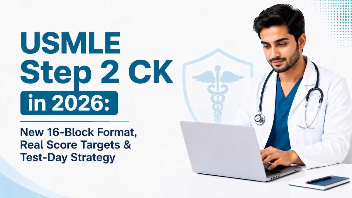 USMLE Step 2 CK in 2026: New 16-Block Format, Real Score Targets & Test-Day Strategy