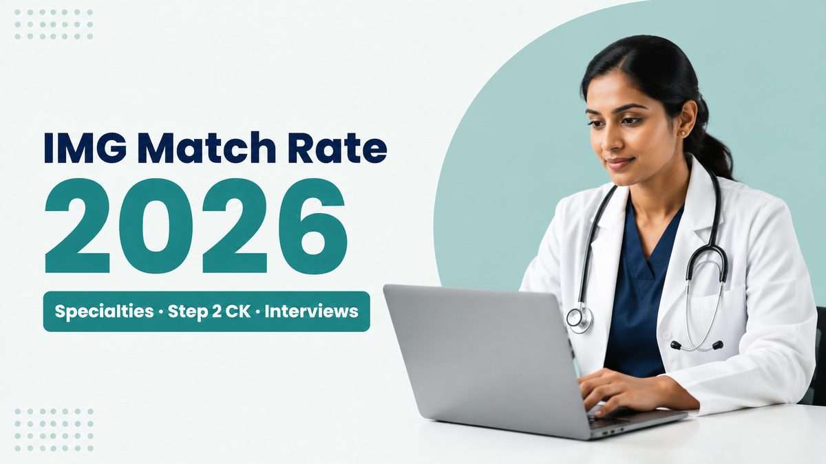 IMG Match Rate 2026: Specialties, Step 2 CK Scores & Interviews