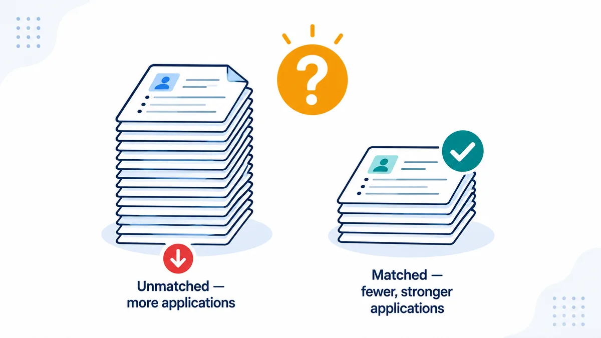 Unmatched applicants submit more residency applications on average than matched applicants, contrary to popular belief