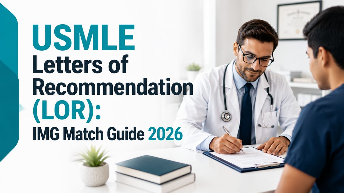USMLE LOR Mistakes That Cost IMGs the Match (2026 Guide)