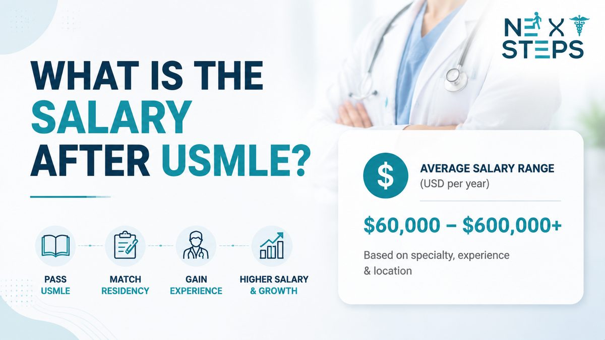 Salary After USMLE: What Doctors Actually Earn in the US (Monthly & Yearly)