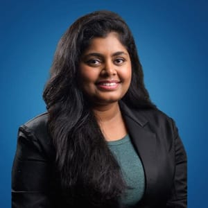 Dr. Aashrita, matched at Providence St Mary, Apple Valley